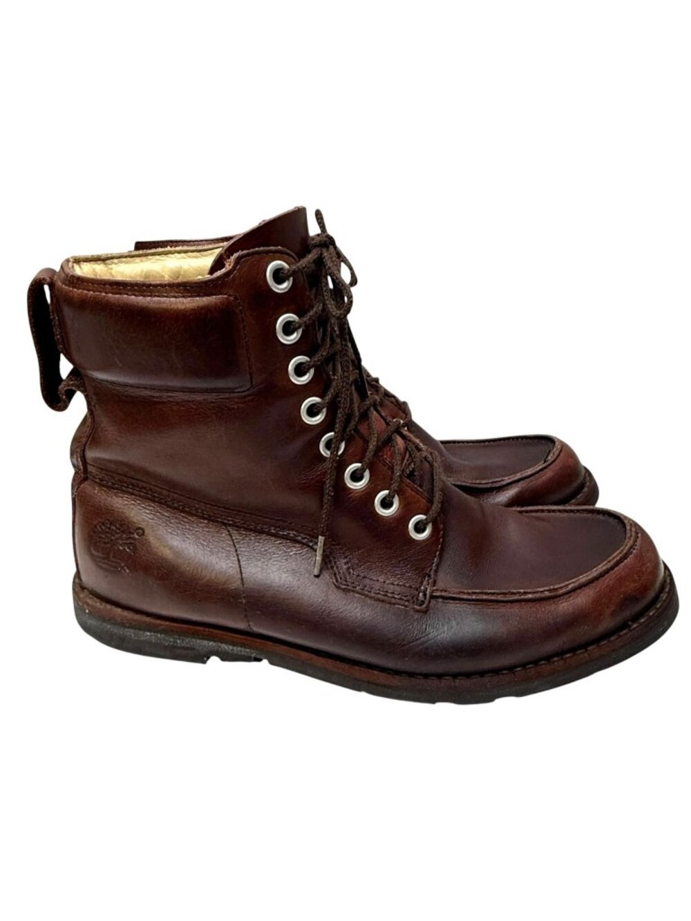 Timberland Mens Boots Size 12 Brown Leather Lace Up Earthkeepers Outdoor 81515